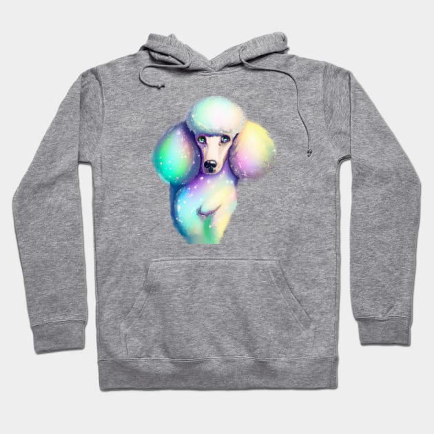 Cute Poodle Drawing Hoodie by Play Zoo